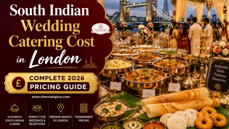 South Indian Wedding Catering Cost in London: Complete 2026 Pricing Guide